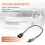 5 Wires Oxygen Sensor Wideband Lambda 06A906262CR 06A906262BR for      A3 2003-2011 1.6 06A906262CF 5