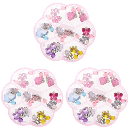 Boucles Clips Enfants Multicolores Design Cartoon Amusant 2