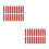 400Pièces Capuchons Protecteurs De Vis PVC Rouge Usage 6