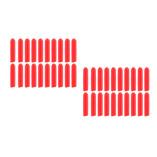 400Pièces Capuchons Protecteurs De Vis PVC Rouge Usage 1