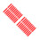 400Pièces Capuchons Protecteurs De Vis PVC Rouge Usage 3
