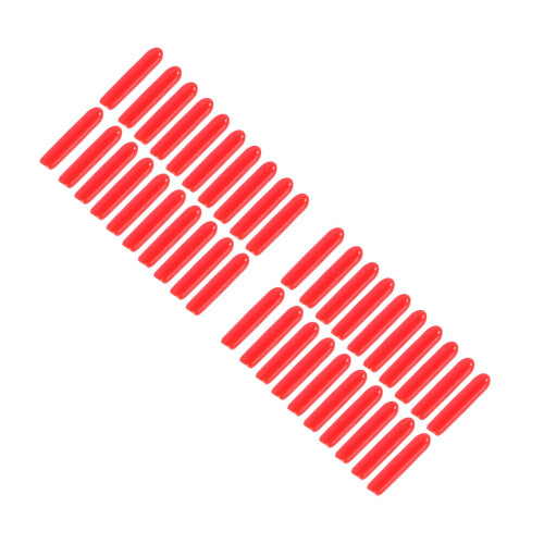 400Pièces Capuchons Protecteurs De Vis PVC Rouge Usage 2