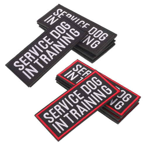 8Pièces Patchs Service Nylon Amovible Assorti Pour