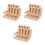 3Pièces Boîtes Souvenirs Bois Clair Pour Dents 7
