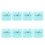 40Pièces Support ABS Transparent Pour 1