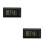2Pièces Mini Electronique Compacte Noire Durable 5