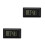2Pièces Mini Electronique Compacte Noire Durable 7