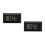 2Pièces Mini Electronique Compacte Noire Durable 6