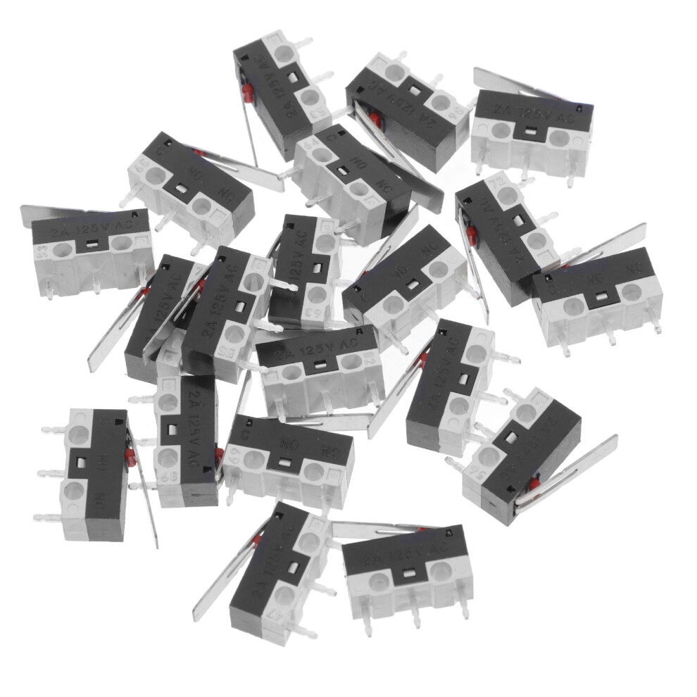 100Pcs Ppa Micro Limit Switch With Lever Arm For Switching 3641981269986
