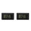 2Pièces Mini Electronique Compacte Noire Durable 9