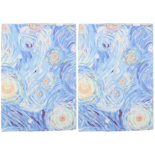 2Pièces Couverture Livre Tissu Décorative Et Protectrice 2