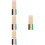 16Paires Ensemble Baguettes Percussion Bois Surface Lisse Confortable 9