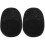 2Pièces Encrier Pierre Chinois, Bord Lisse, Noir, Pour 4