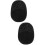 2Pièces Encrier Pierre Chinois, Bord Lisse, Noir, Pour 9
