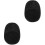 2Pièces Encrier Pierre Chinois, Bord Lisse, Noir, Pour 5