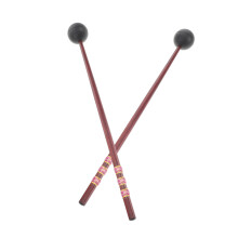 3Paires Accessoires Percussion Bois Marron Pour Tambour Et Marimba