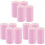 12 Pack Thermal Printer Paper Rolls Pink for Supermarket 4