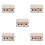 5Pièces Bois Miniatures Kit DIY Peinture Assemblage 4