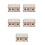 5Pièces Bois Miniatures Kit DIY Peinture Assemblage 8