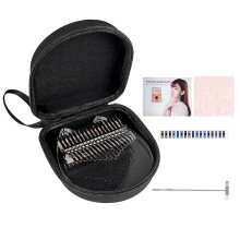 2Ensembles Petit Kalimba Cristal 17 Tonalités Durable Pour Musiciens