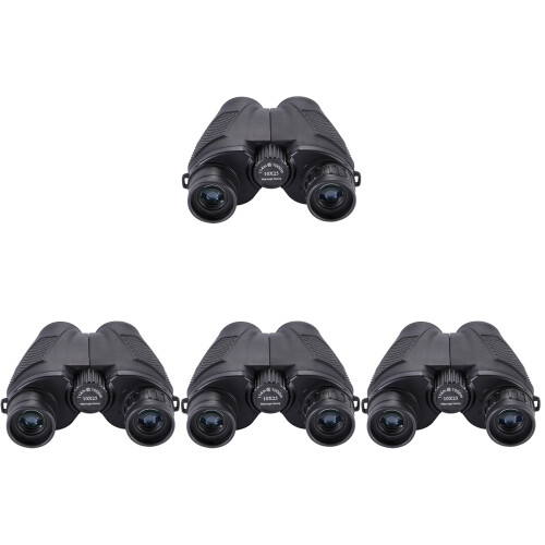 4Pièces Jumelles Noires Jouet Compact Observation Découverte 1