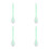 4Pièces Applicateur Lotion Vert Tpe Pour Corps Bain 9
