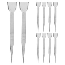 10Pcs Professional Silver Jewelry Making Tweezers for Crafting
