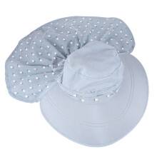 Ademend Dames Zonneklep Hoed Uv Bescherming Sky-Blue