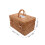Handwoven Rattan Outdoor Storage Box with Handle and Lid 3
