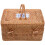 Handwoven Rattan Outdoor Storage Box with Handle and Lid 1