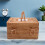 Handwoven Rattan Outdoor Storage Box with Handle and Lid 5