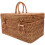 Handwoven Rattan Outdoor Storage Box with Handle and Lid 7