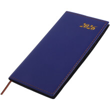 2St Blauwe A6 Notebook Met Leren Kaft Voor Werk En