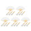 20Sets Traditioneel Japans Lichtgeel Bamboe Waaierframe Voor DIY 3