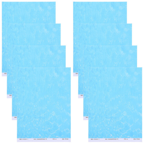 16St Blauwe Waterrimpelstickers Voor Miniatuur & Scenery