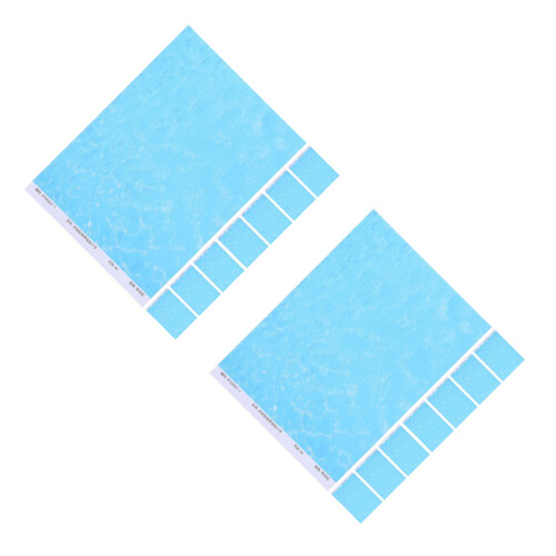 16St Blauwe Waterrimpelstickers Voor Miniatuur & Scenery 2