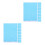 16St Blauwe Waterrimpelstickers Voor Miniatuur & Scenery 7