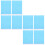 16St Blauwe Waterrimpelstickers Voor Miniatuur & Scenery 2
