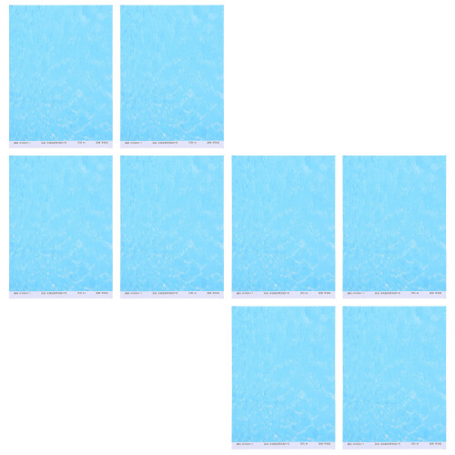 16St Blauwe Waterrimpelstickers Voor Miniatuur & Scenery 1