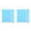 16St Blauwe Waterrimpelstickers Voor Miniatuur & Scenery 4