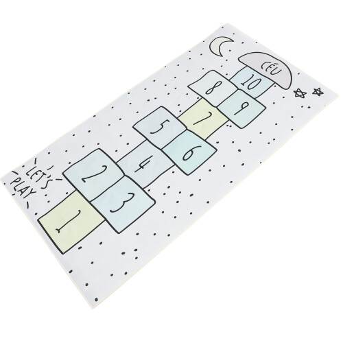 2St Kinderkamer Spelmat Donkergrijs Polyester Speelvloer 1