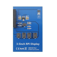 Módulo de Pantalla Táctil de 3,5 Pulgadas SPI 480X320 con Pantalla Táctil Resistiva de Interfaz de Ventilador de 5 V para Raspberry Pi 3B+/4B