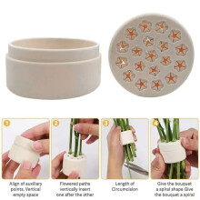 Flower Stem Support Reliable Spiral Ikebana Stem Holder DIY Bouquet Twister Flower Arrangement Holder Accessorie B
