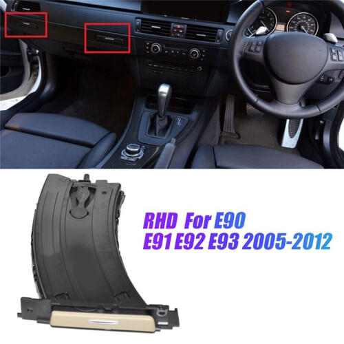 RHD Car Retractable Cup Holder Trim 51459173468 for  E90 E91 E92 E93 2005-2012  E90 E91 Drink Holder Right Beige 1