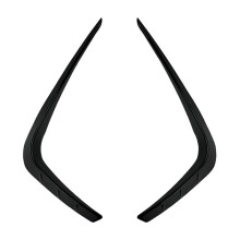 Car Front Bumper Lip Splitter Spoiler Strips for Focus ST 2019-2022 Front Air Knife Trims Gloss Black
