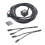 Computer Desktop  PC Motherboard External Start Power /Off Button Extension Cable for DIY Button Black & Silver 1