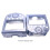 For  V1 Speedlite Flash Rear Back Cover + Mode Function Selection Button Panel Wheel Key Board No LCD Screen Part 3