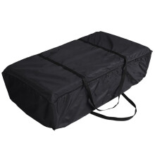 Hay Bale Storage Bag, Tote Hay Bale Carry Bag, Foldable Horse Livestock Hay Bale Bags with Zipper Waterproof Black