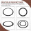 4Pcs Percussion Silent Off Pads Drum Kit Mute Practice Snare Pad Dampeners Accessories 7