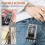 V3 Keychain EDC Portable Flashlight 900LM Type-C Rechargeable with Magnetic Tailcap  Work Light for Camping-B 9